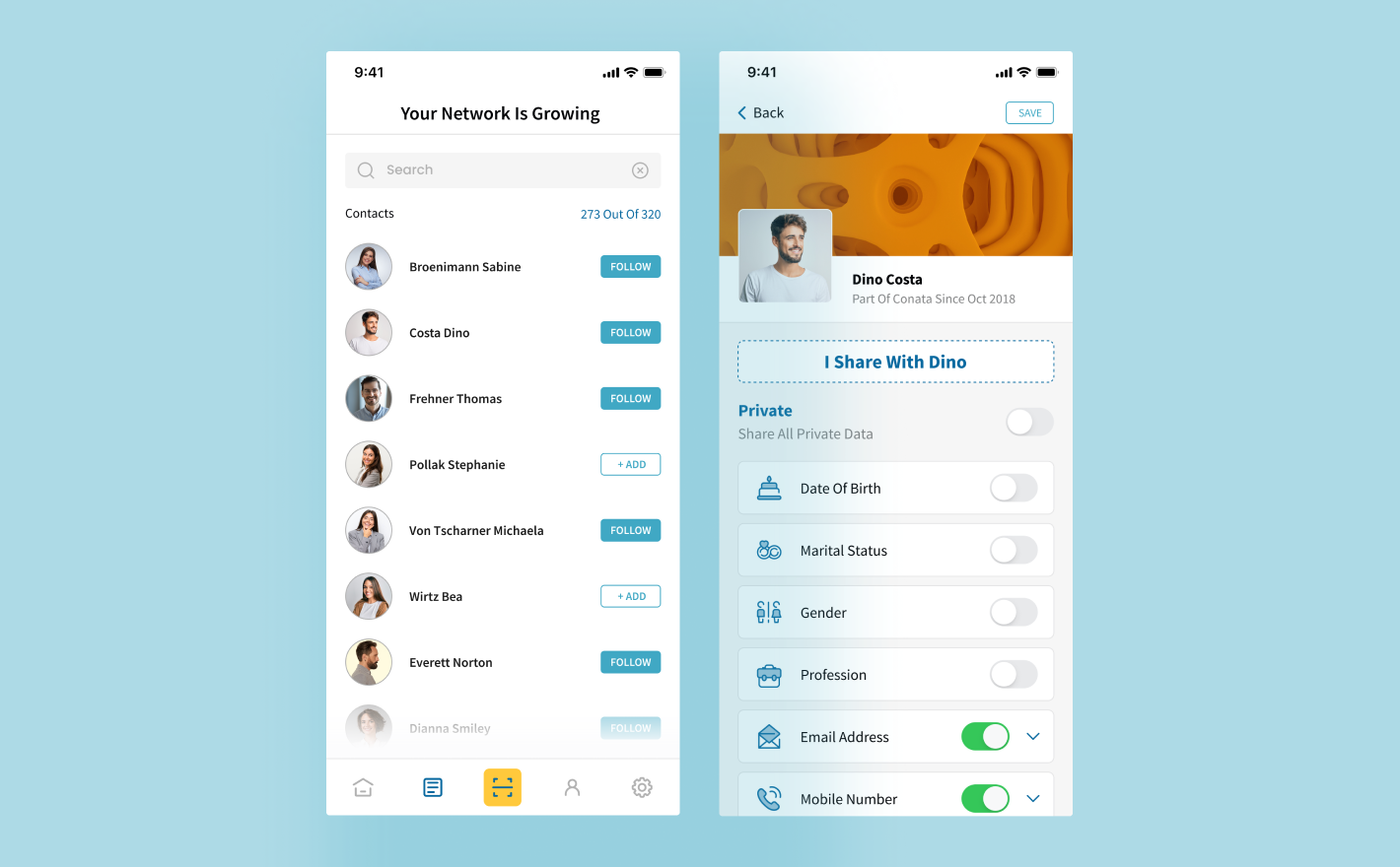 Business Networking and e-contact